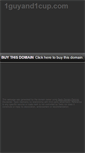 Mobile Screenshot of 1guyand1cup.com